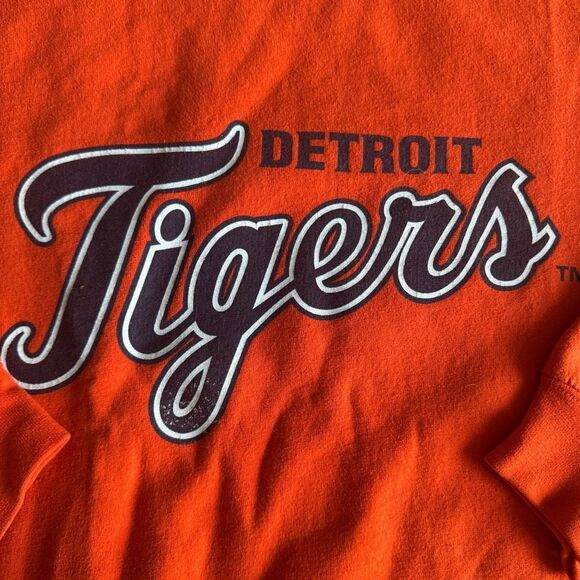 VTG Detroit Tigers Distressed Whose Your Tiger Sweatshirt - Picture 4 of 6
